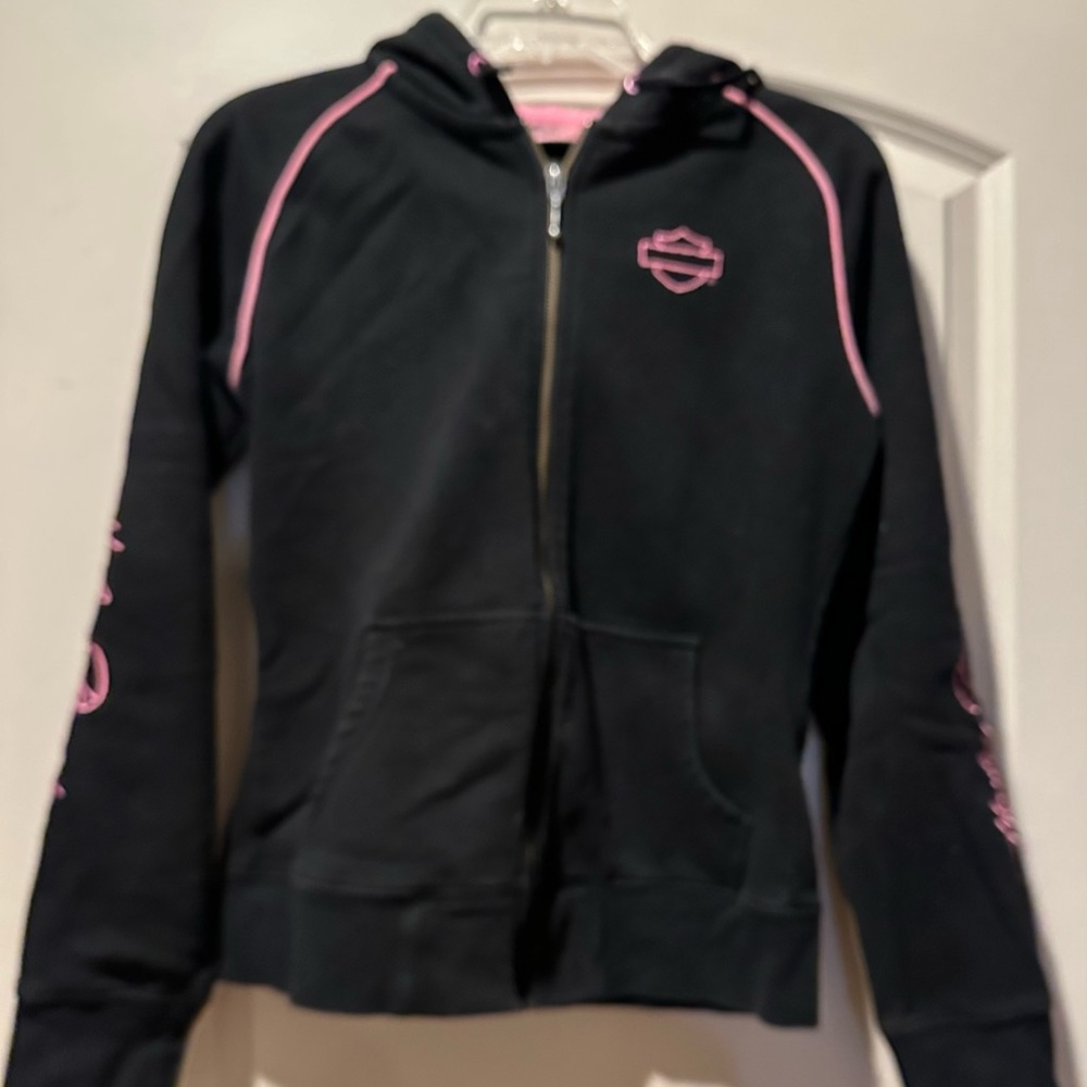 Harley Davidson women’s zip hoodie in medium